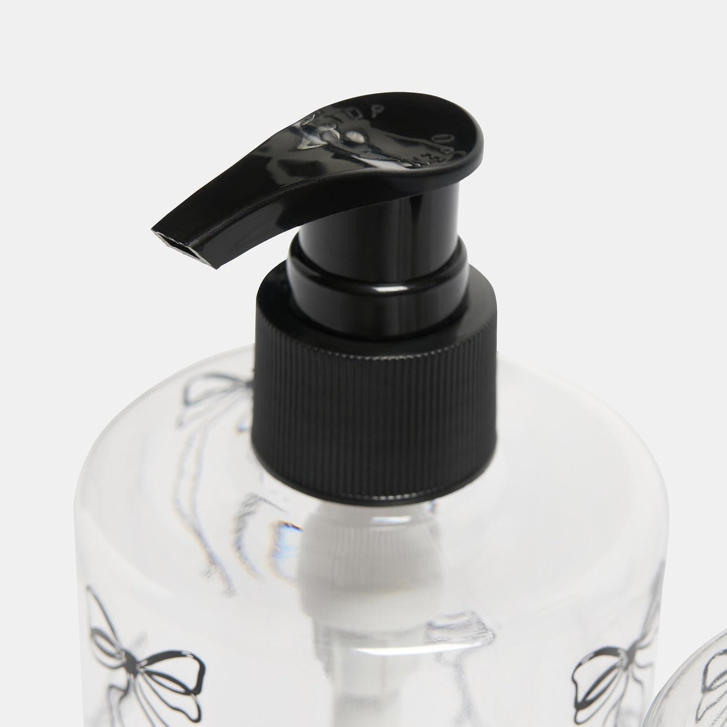 OHS Bows Pump Dispenser Bottles 3 Pack Refillable Shampoo Conditioner Containers