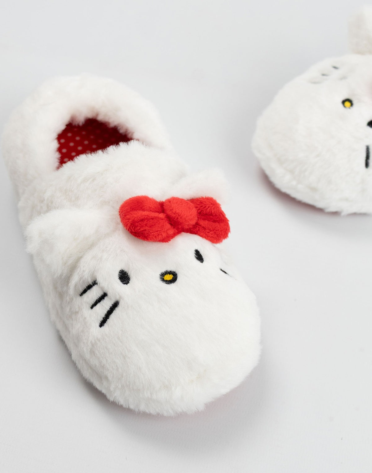 Hello Kitty Slip On Loafer Slippers | Girls White | Official Merch