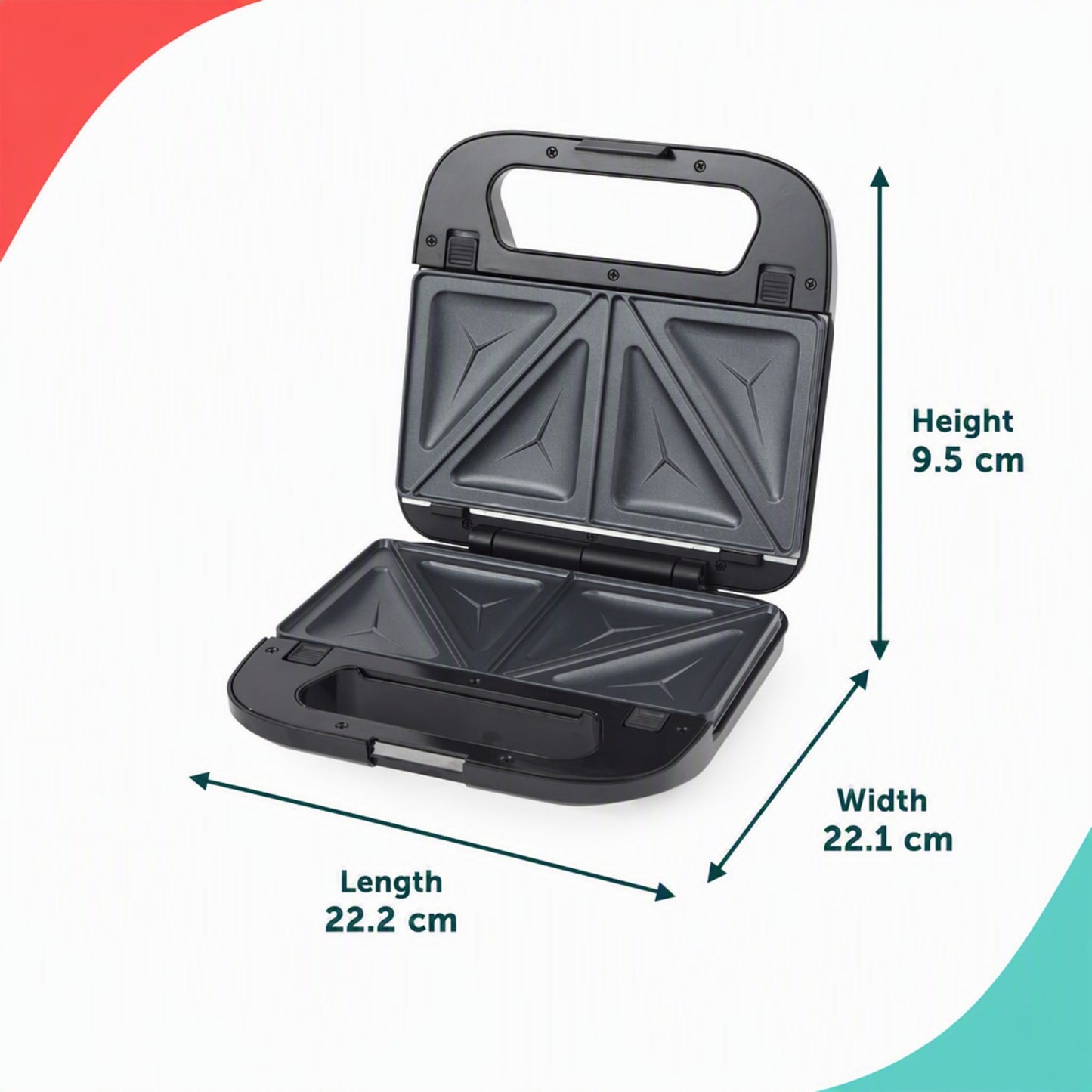 Progress 3-in-1 Snack Maker – Paninis, Toasties & Waffles, Non-Stick, 700W