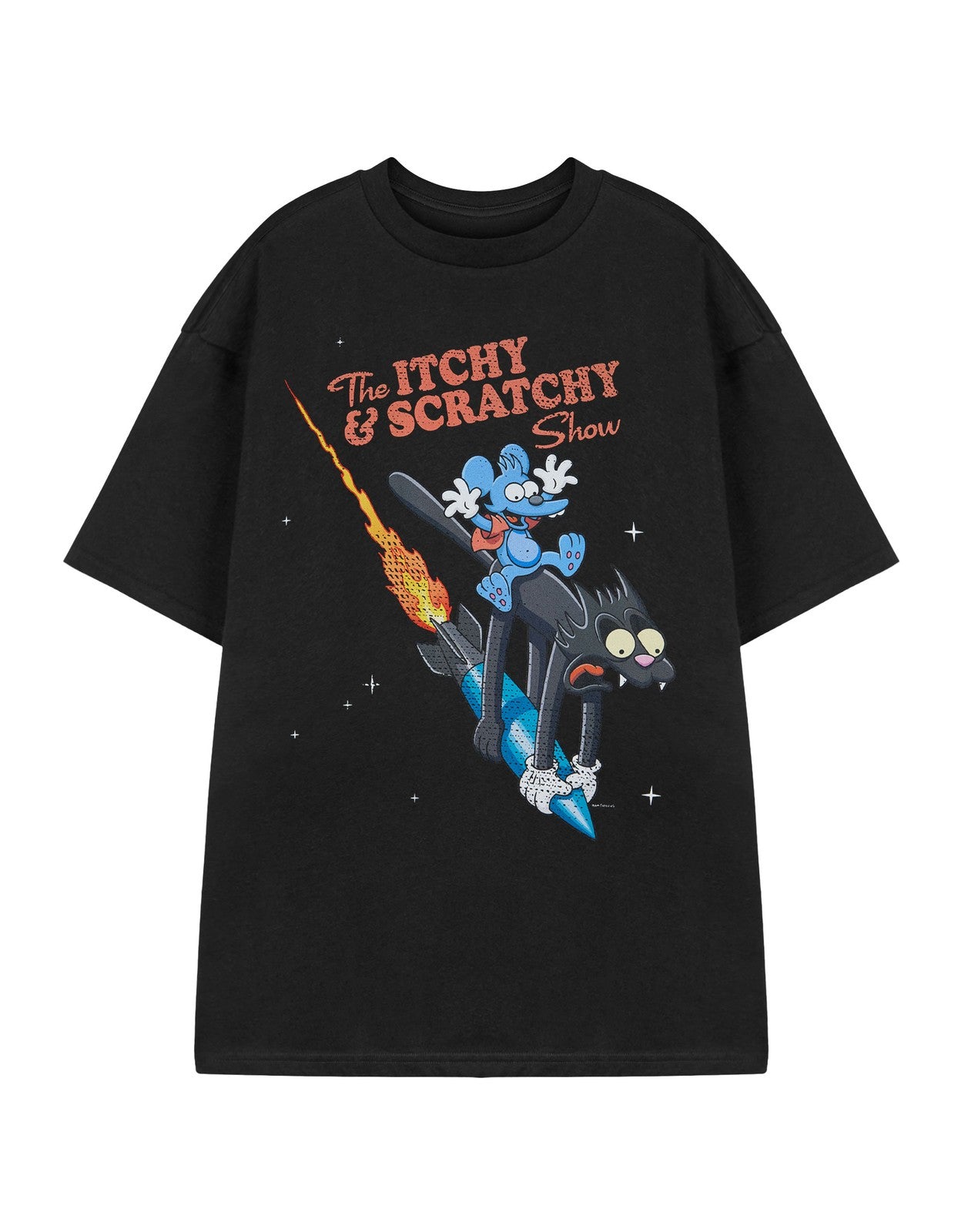 The Simpsons Short Sleeved T-Shirt | Mens Black | Official Merch