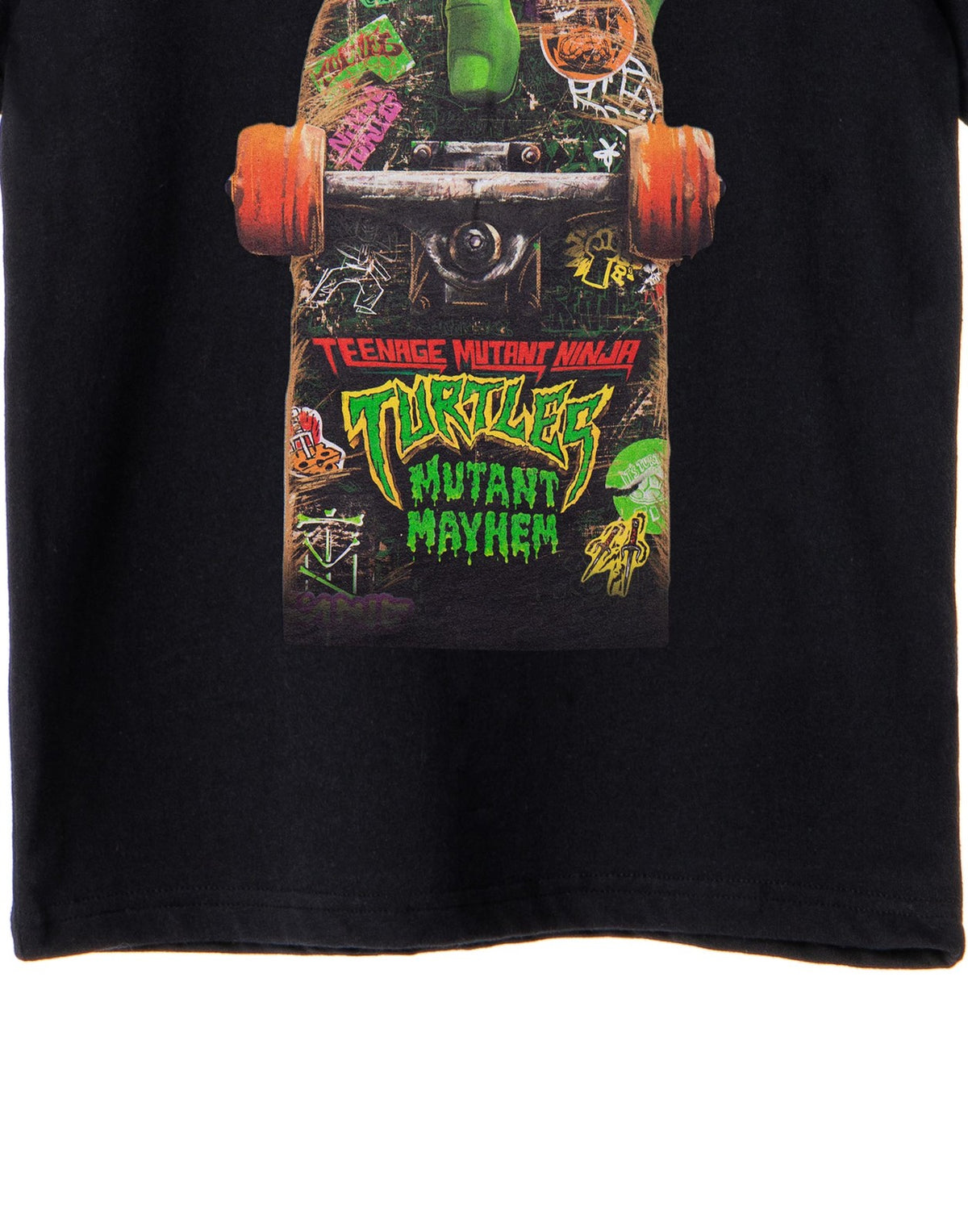 Teenage Mutant Ninja Turtles Short Sleeved T-Shirt | Boys Black | Official Merch