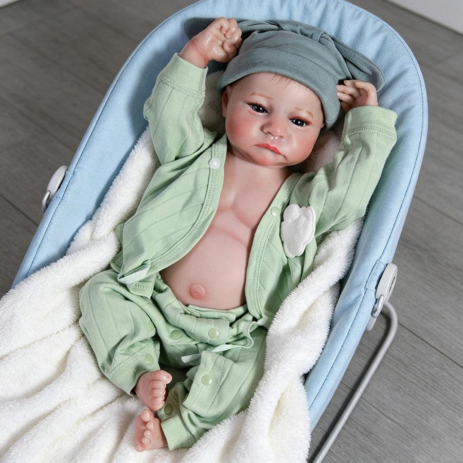 Waterproof Reborn Newborn Baby Doll Realistic Full Body Vinyl Silicone Boy Gift