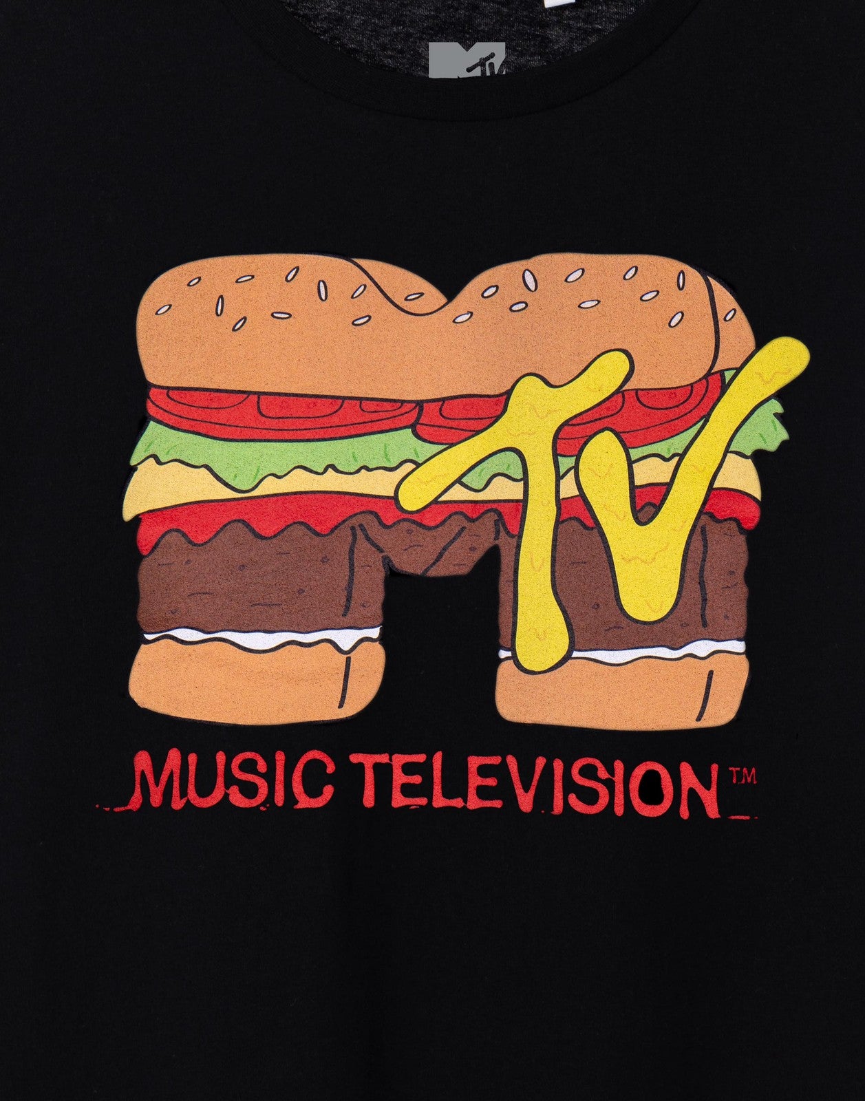 MTV Short Sleeved T-Shirt | Unisex Black | Official Merch