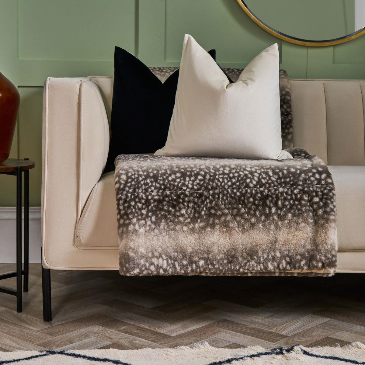 OHS Matte Velvet Cushion Covers Super Soft Luxury Square Pillowcases Multipack