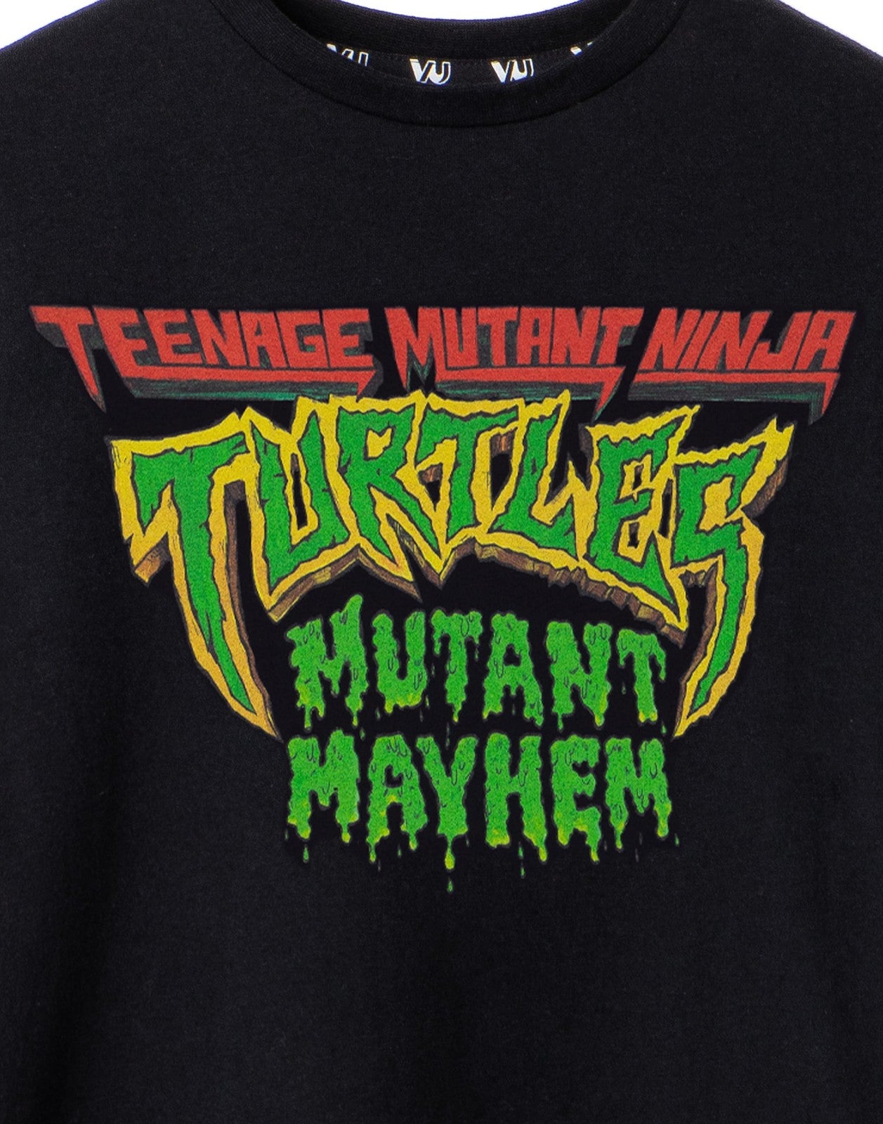 Teenage Mutant Ninja Turtles Short Sleeved T-Shirt | Boys Black | Official Merch