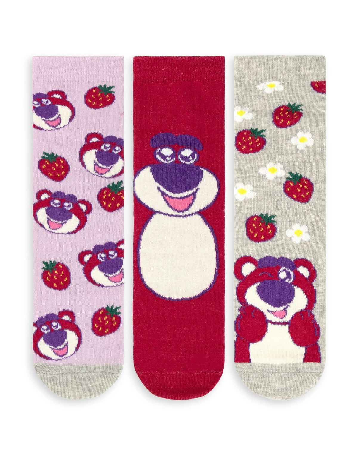 Disney Calf Socks Set of 3 | Womens Multicoloured | Official Merch