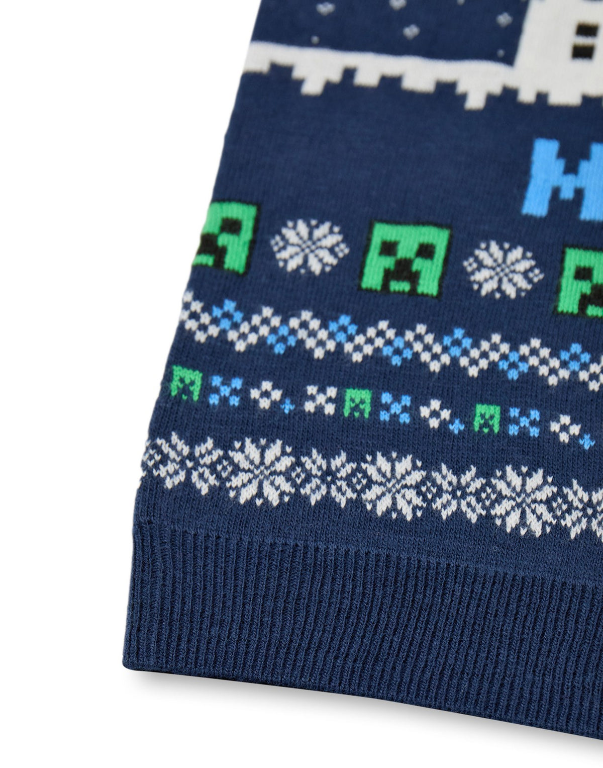 Minecraft Christmas Jumper | Boys Blue Gaming | Official Merch