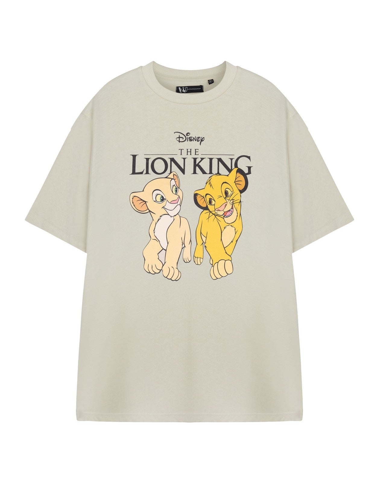 Disney Short Sleeved T-Shirt | Womens Oatmeal | Official Merch