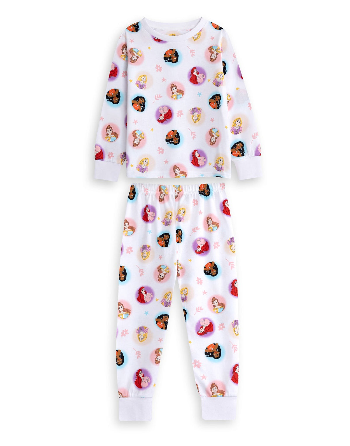 Disney Multi-Pack of 2 Long Sleeve Long Leg Pyjama Set | Girls Multicoloured | O