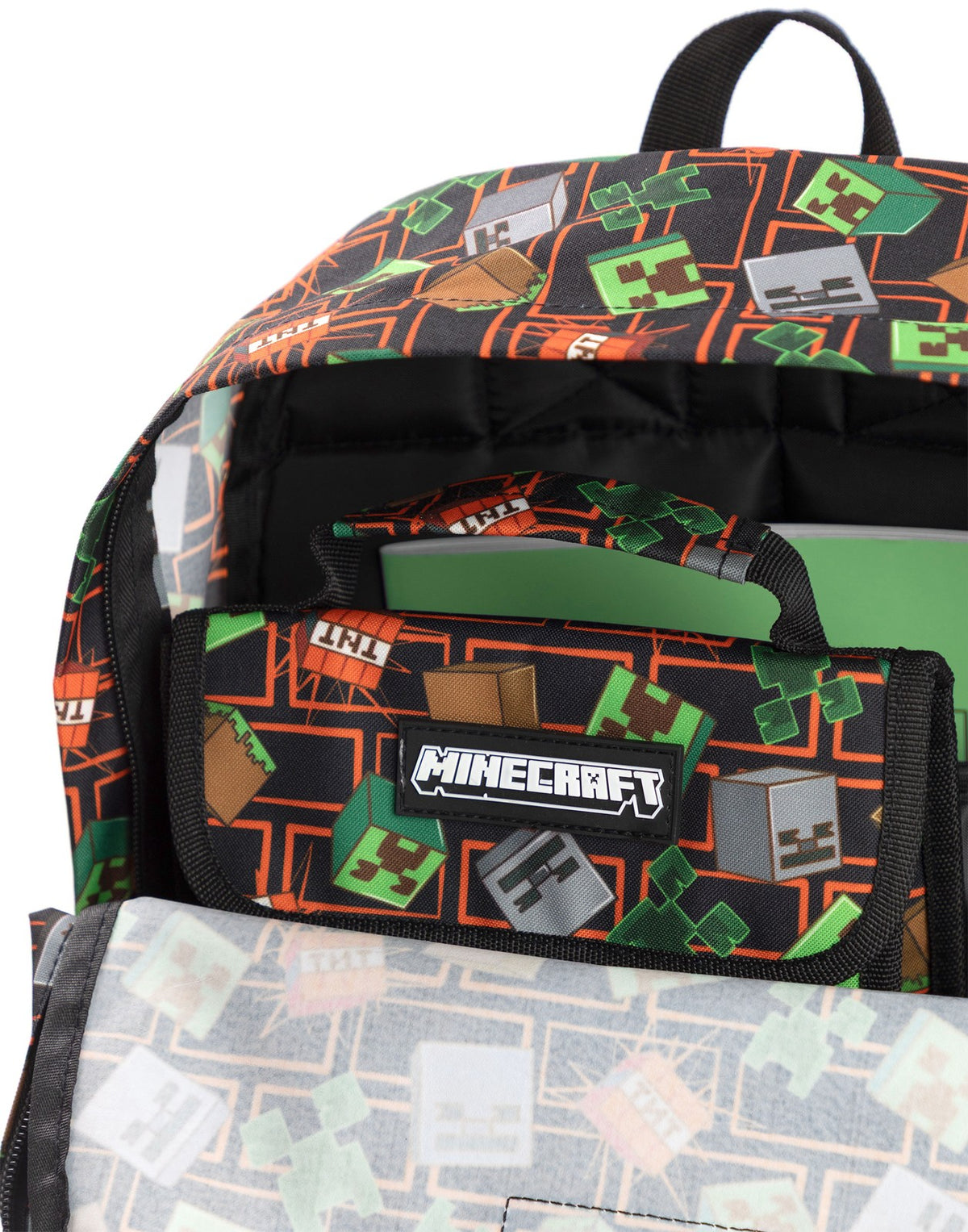 Minecraft 3 Piece Backpack Set | Unisex Kids Multicoloured Gaming | Official Mer