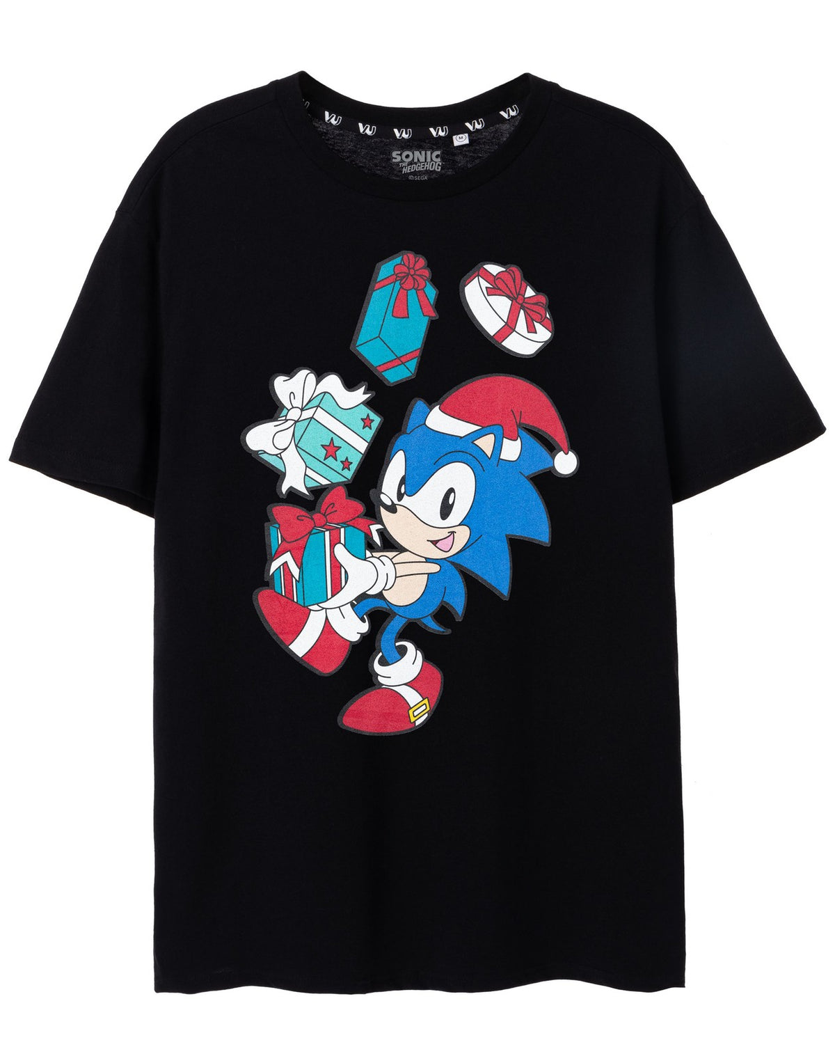 Sonic the Hedgehog Short Sleeved T-Shirt | Mens Black | Official Merch
