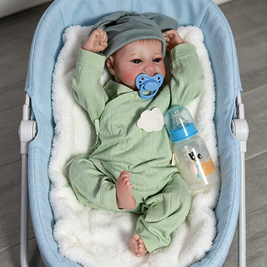 Waterproof Reborn Newborn Baby Doll Realistic Full Body Vinyl Silicone Boy Gift