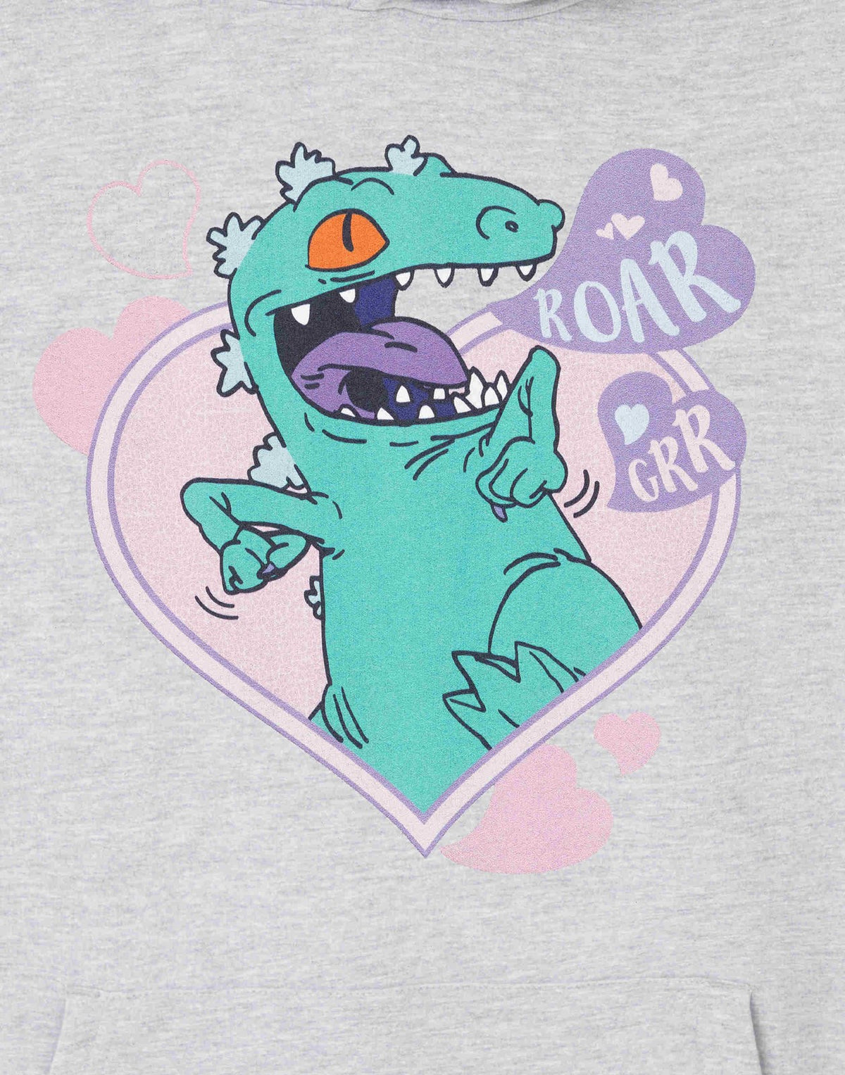 Rugrats Hoodie | Womens Grey Marl | Official Merch