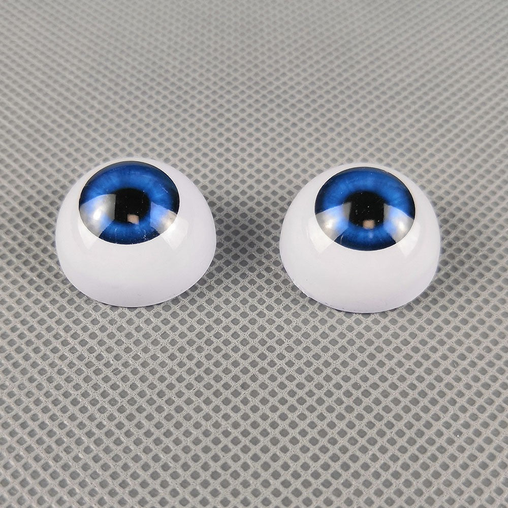 10 Pairs Half Round Acrylic Eyes Eyeballs for Reborn Baby Dolls Kit DIY Repair