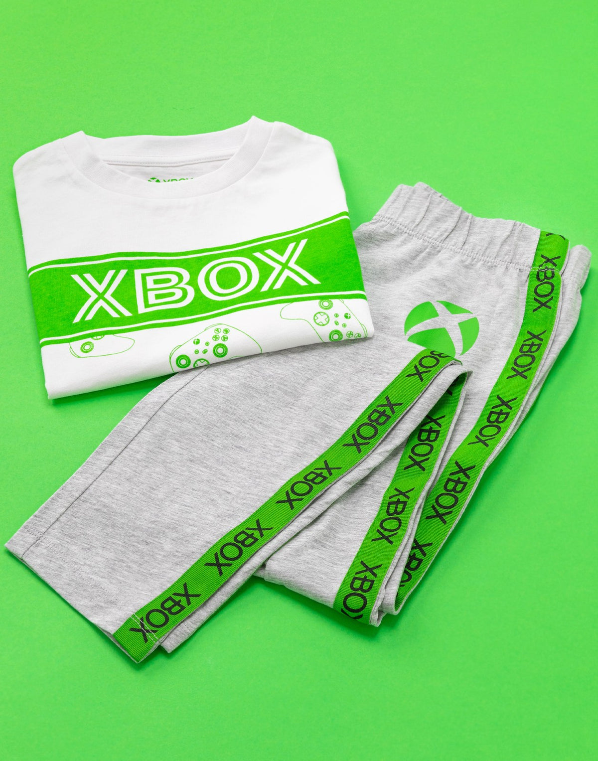 Xbox Long Sleeve Long Leg Pyjama Set | Unisex Kids White | Official Merch