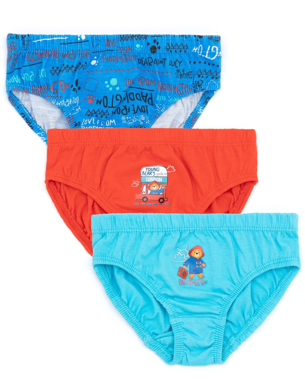 Paddington Bear Long Sleeve Long Leg Pyjama Set | Unisex Kids Multicoloured | Of