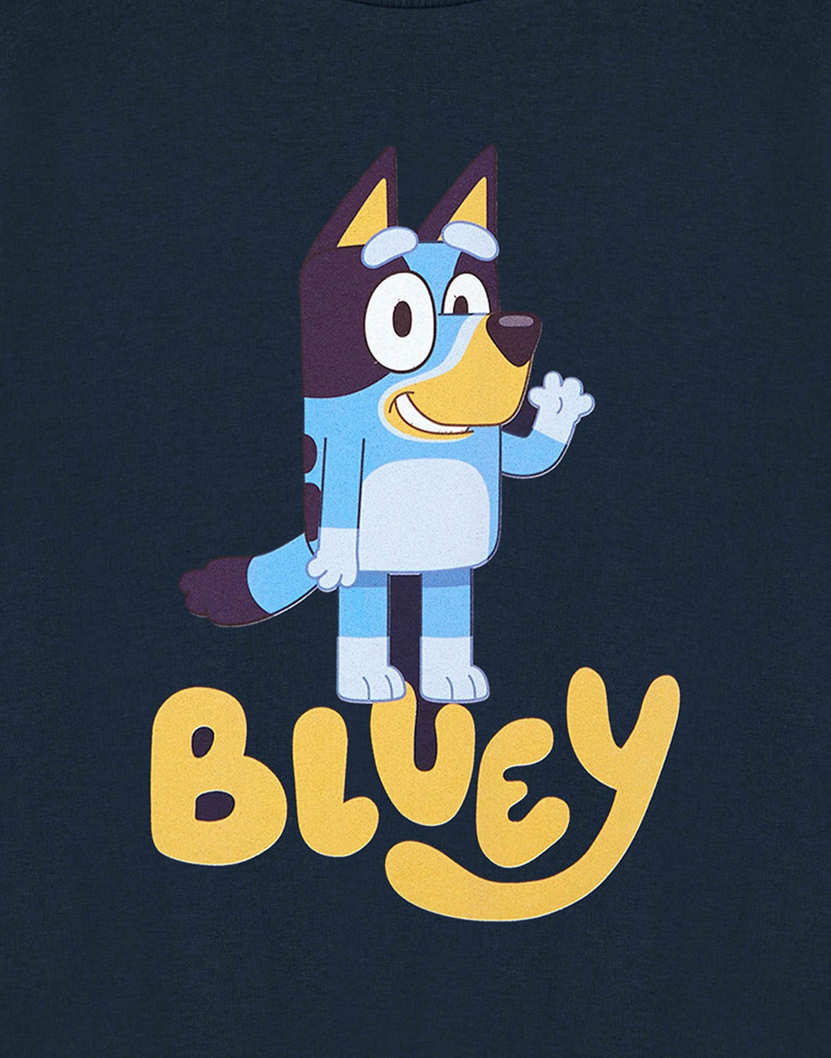 Bluey Short Sleeved T-Shirt | Unisex Kids Navy | Official Merch