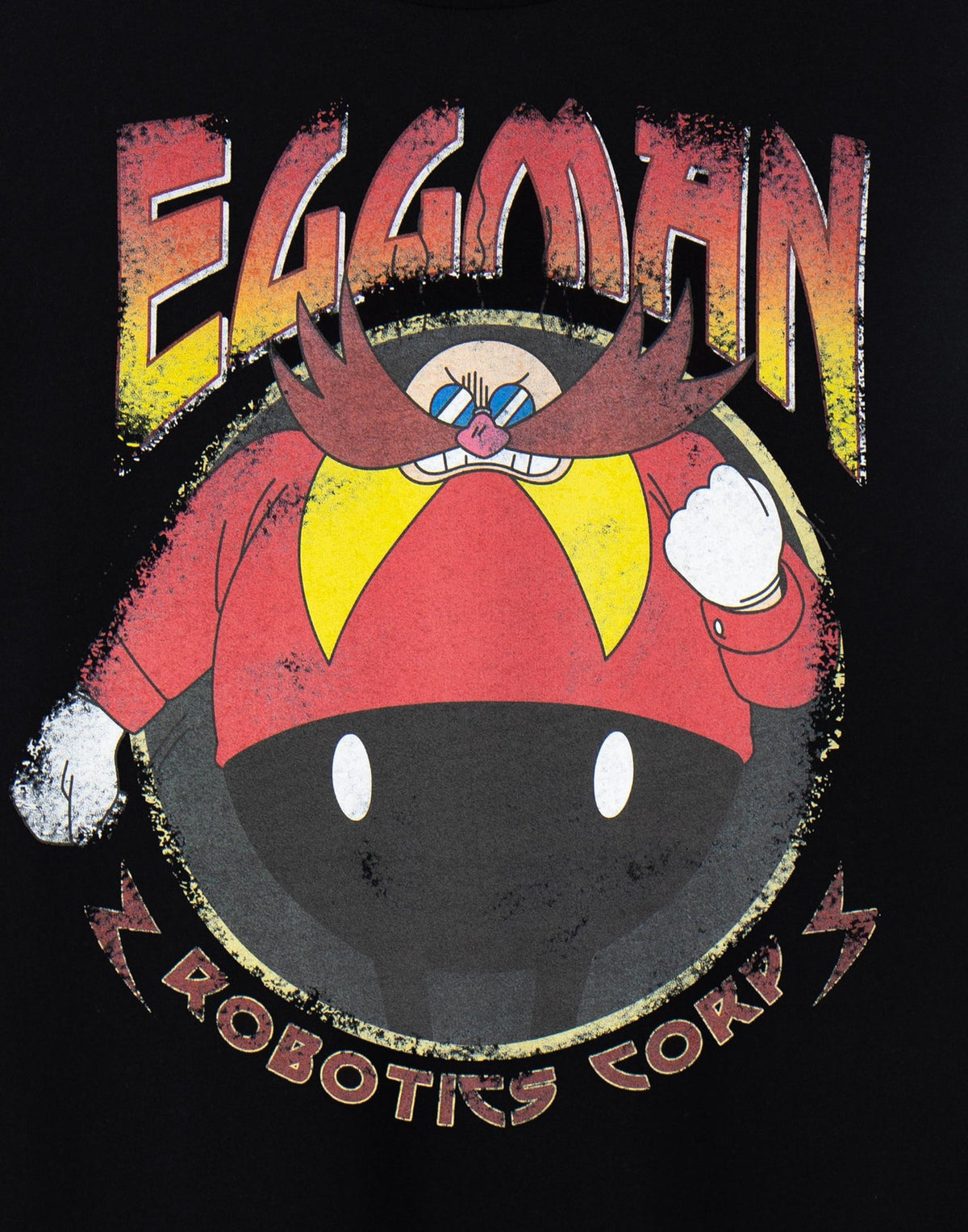 Sonic the Hedgehog Short Sleeved T-Shirt | Mens Black | Official Merch
