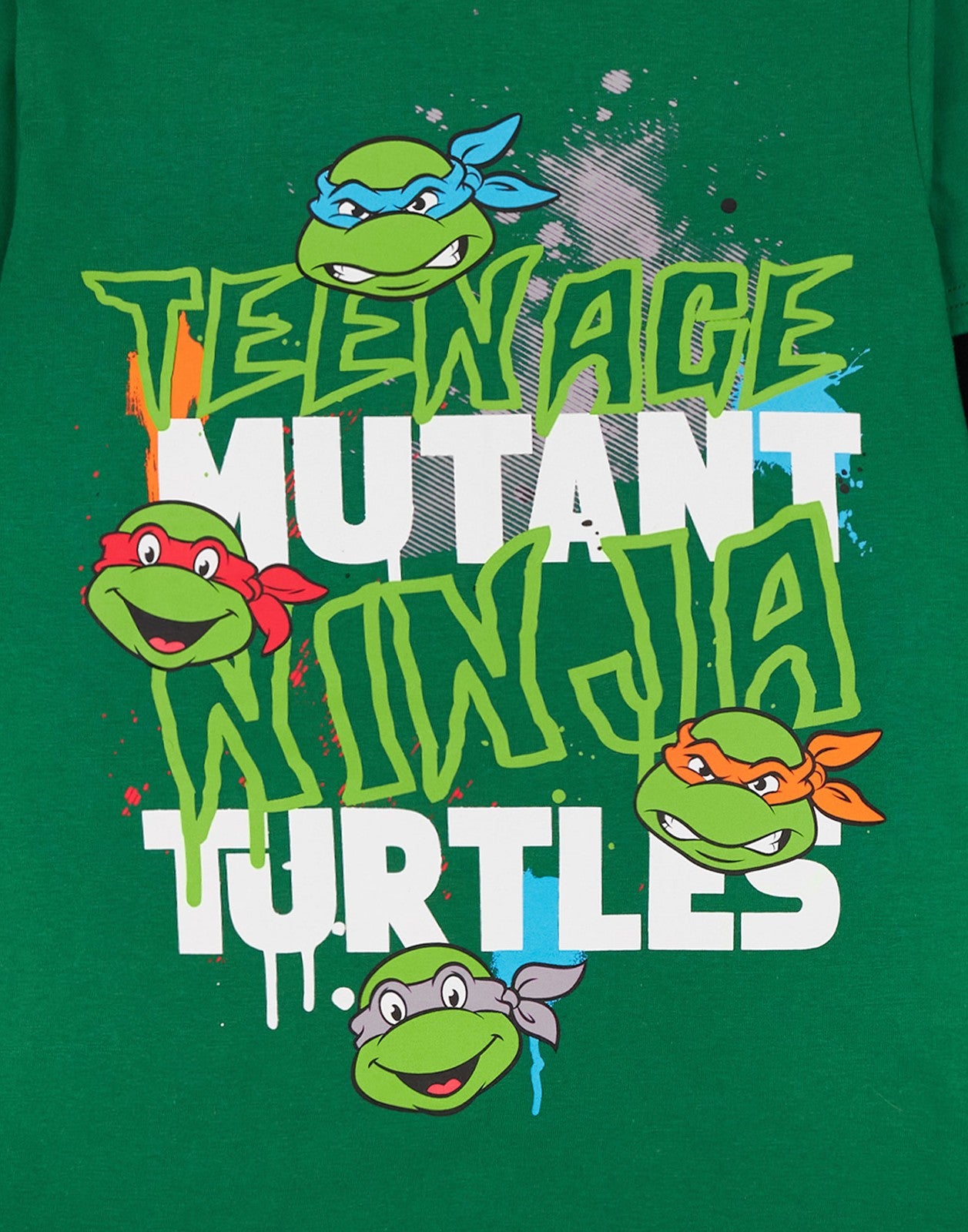 Teenage Mutant Ninja Turtles Long Sleeved T-Shirt | Boys Green | Official Merch