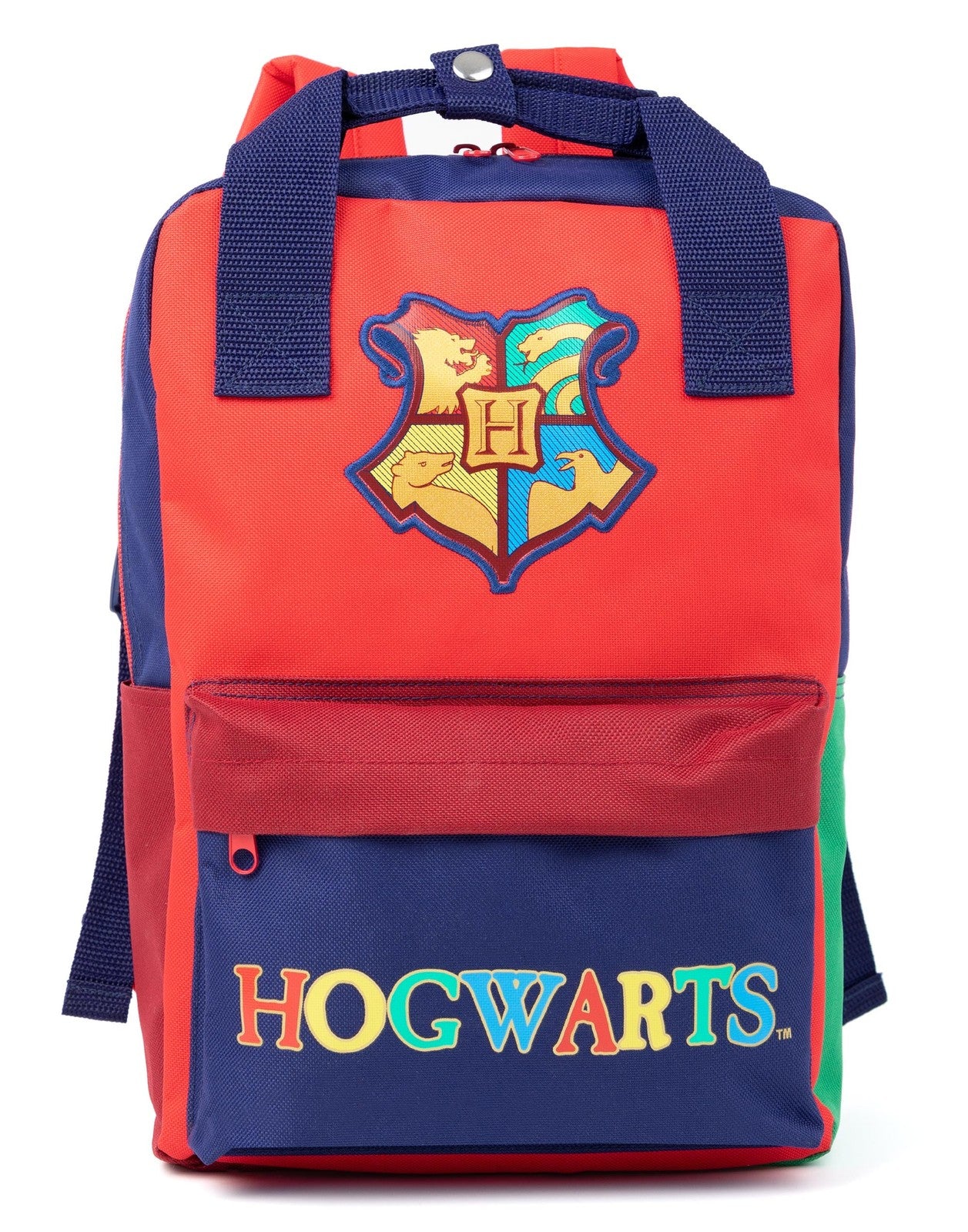 Harry Potter 4 Piece Backpack Set | Unisex Kids Red Green Blue | Official Merch