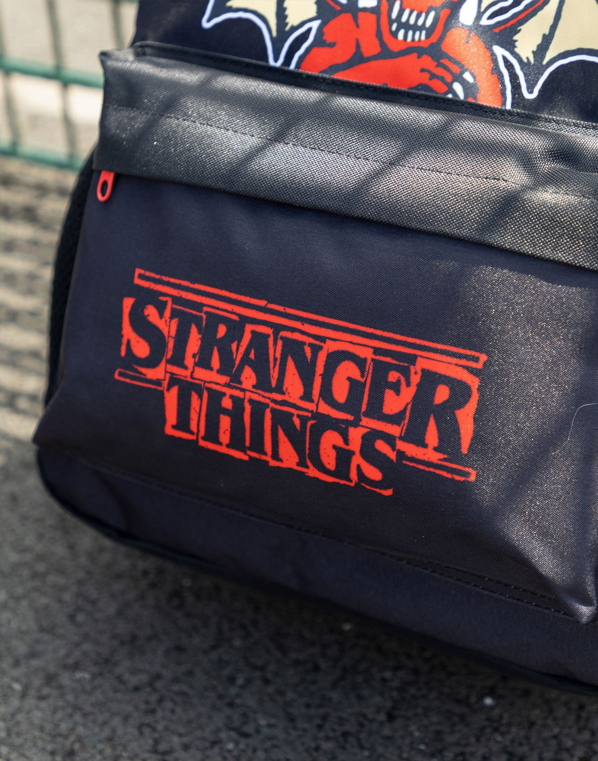 Stranger Things Backpack | Unisex Black | Official Merch