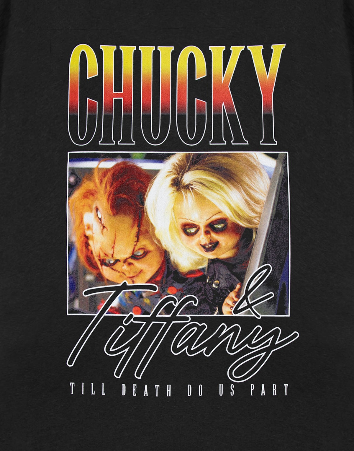 Chucky Short Sleeved T-Shirt | Unisex Black | Official Merch