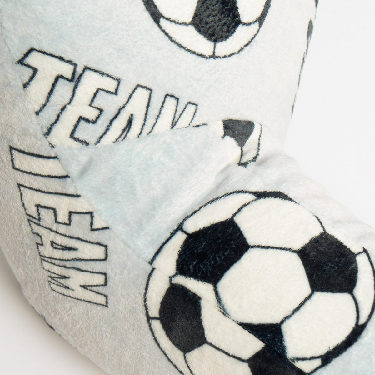 Cuddle Cushion Reading Pillow Football Fleece Kids Chair Support Lumbar Backrest