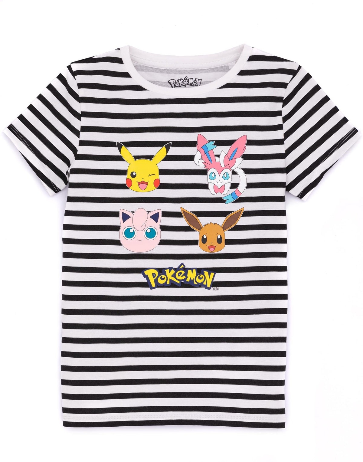Pokemon Short Sleeved T-Shirt | Girls White | Official Merch