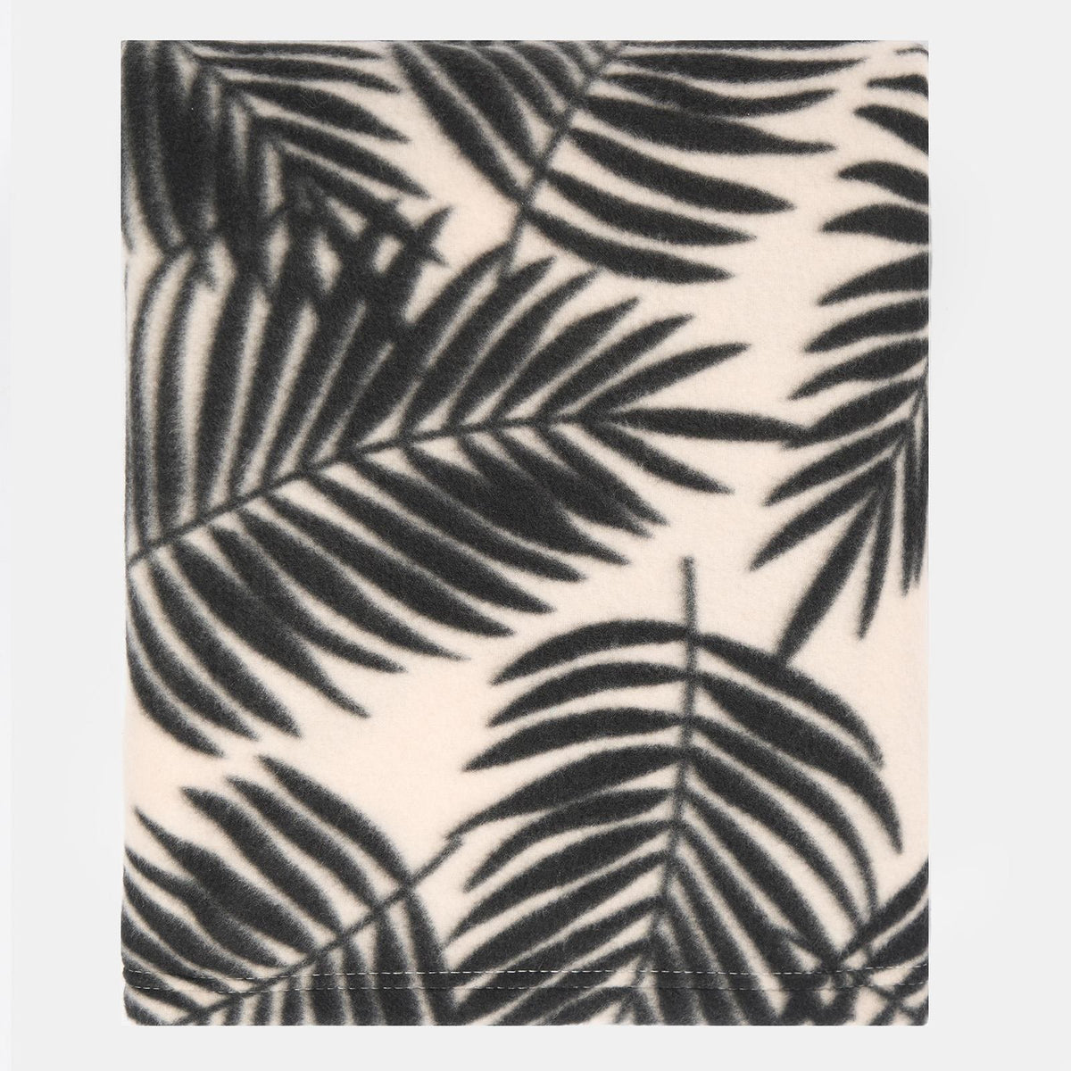 Palm Leaf Throw Over Bed Blanket Soft Garden Chair Fleece Warm Travel Bedspread