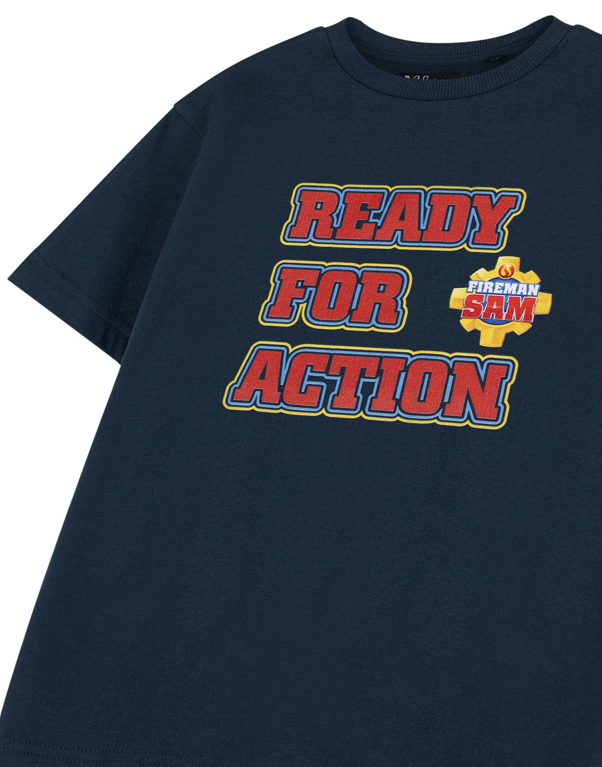 Fireman Sam Short Sleeved T-Shirt | Boys Navy | Official Merch
