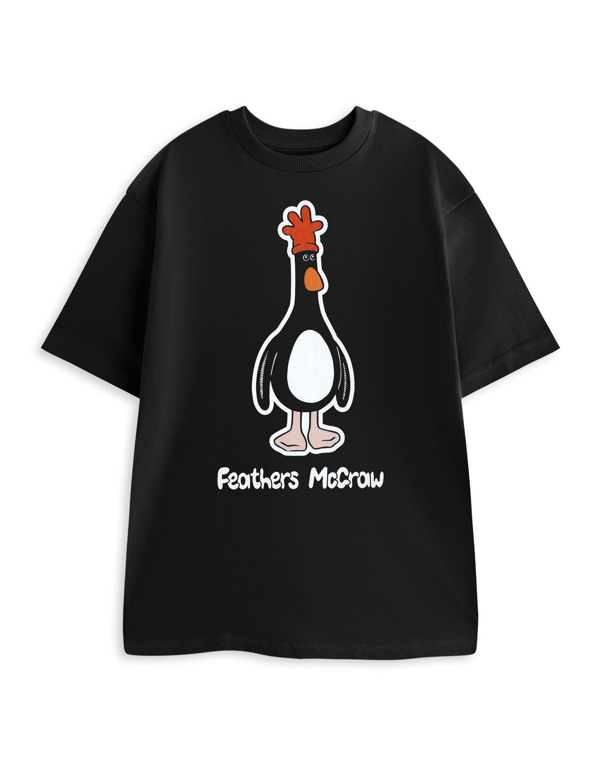 Wallace And Gromit Short Sleeved T-Shirt | Mens Black | Official Merch