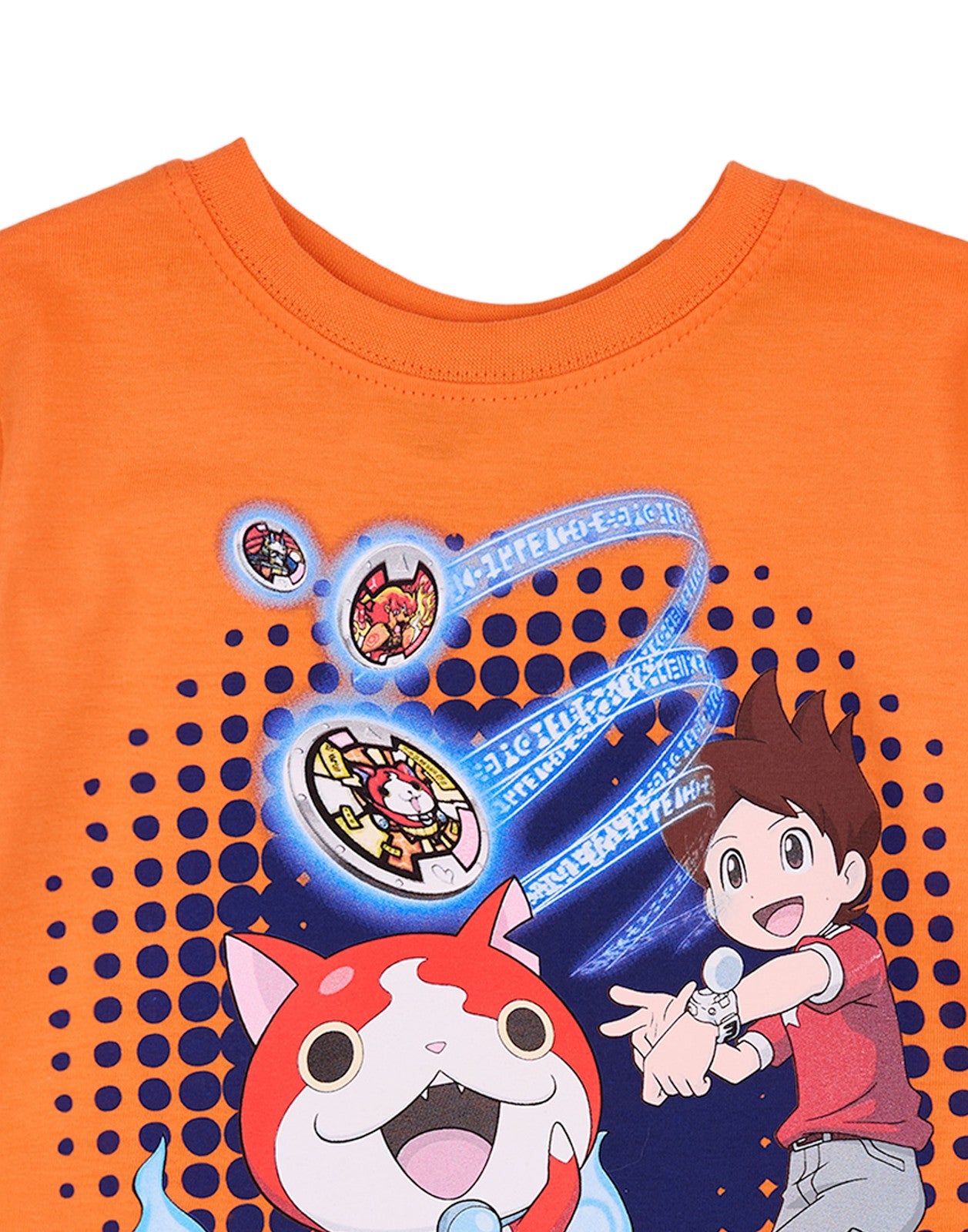 Yo Kai Watch Short Sleeve Short Leg Pyjama Set | Boys Orange | Official Merch