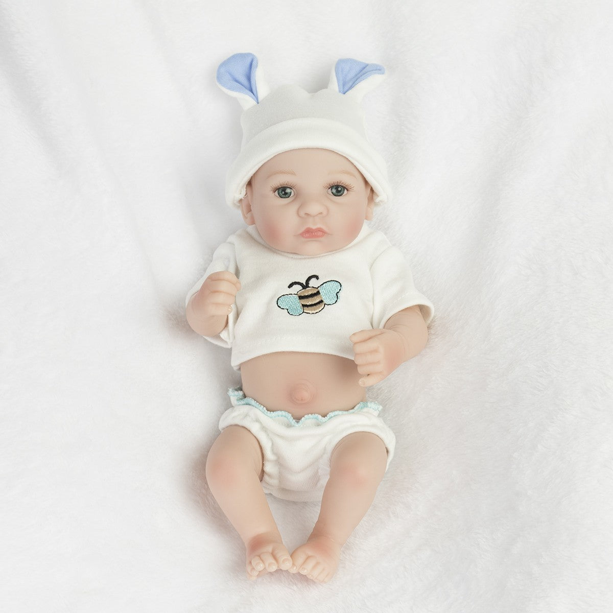 10" Reborn Dolls Waterproof Newborn Boy Girl Full Body Silicone Vinyl Twins Bath