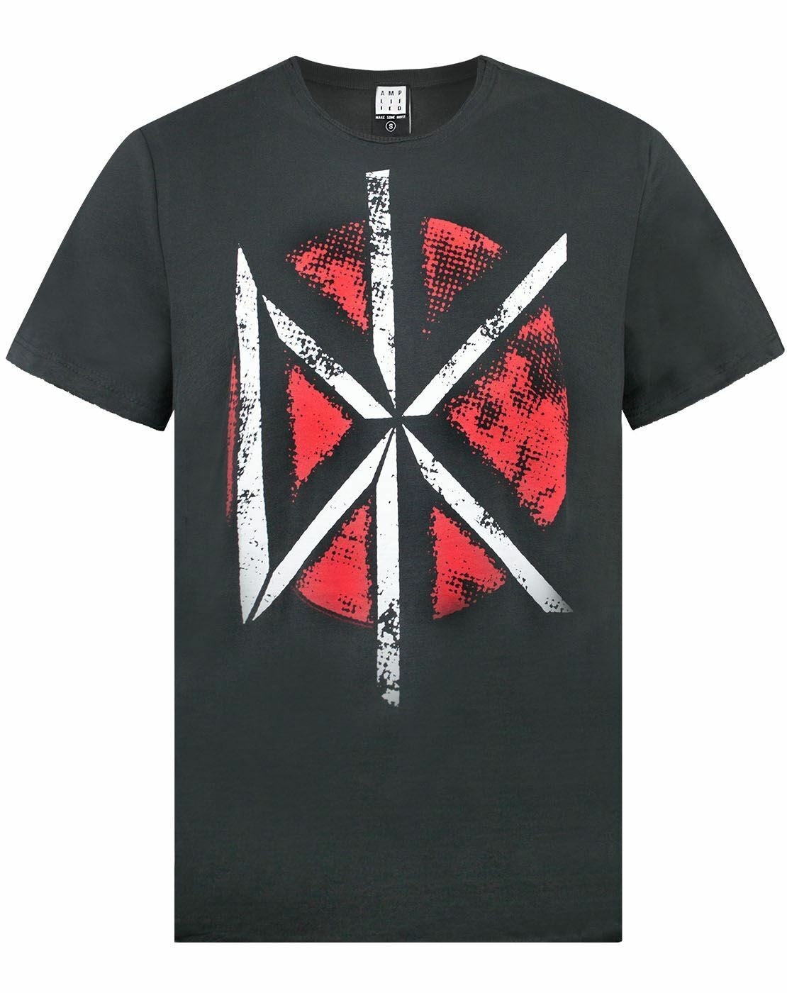 Amplified Clothing Short Sleeved T-Shirt | Mens Grey | Official Merch