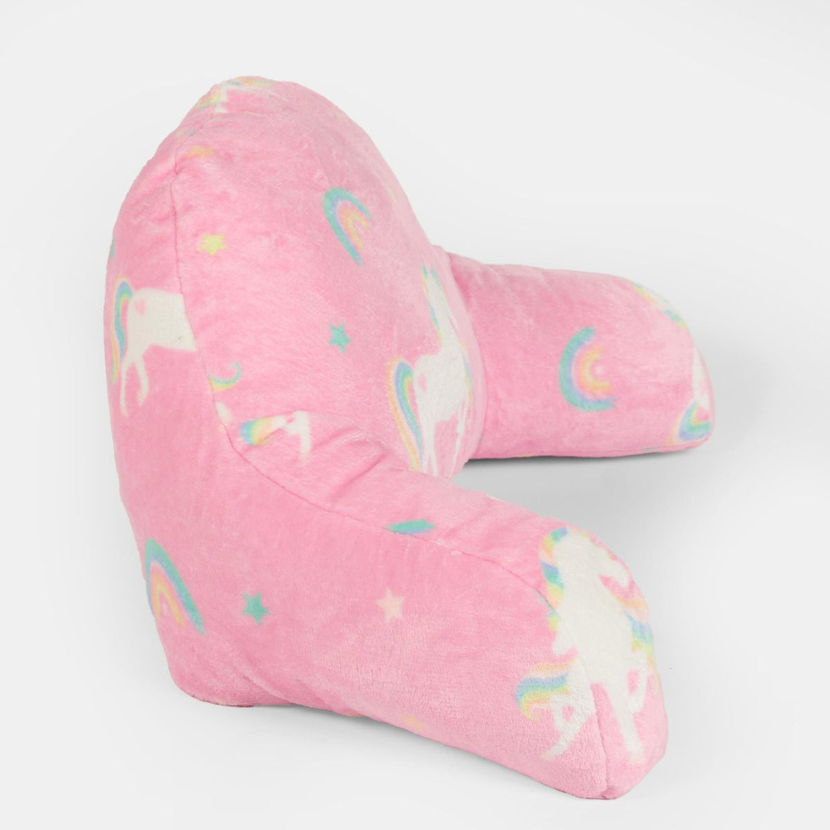 Unicorn Reading Pillow Cushion Fleece Backrest Neck Lumbar Chair Support Seat