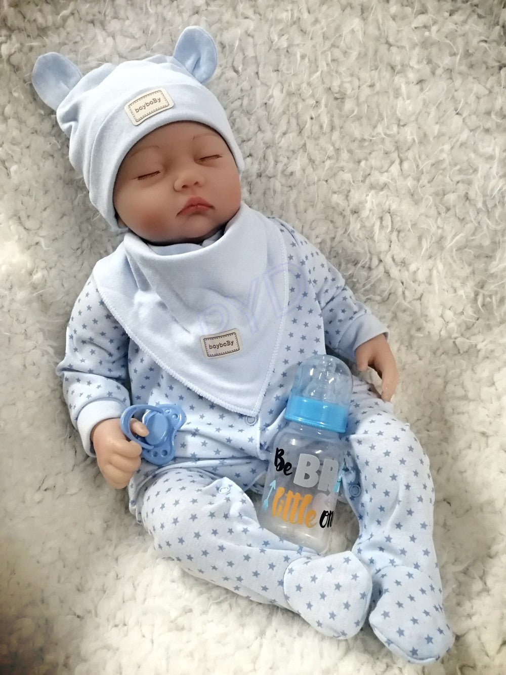 22" Lifelike Reborn Dolls Baby Twins Newborn Babies Vinyl Silicone Boy Doll Gift