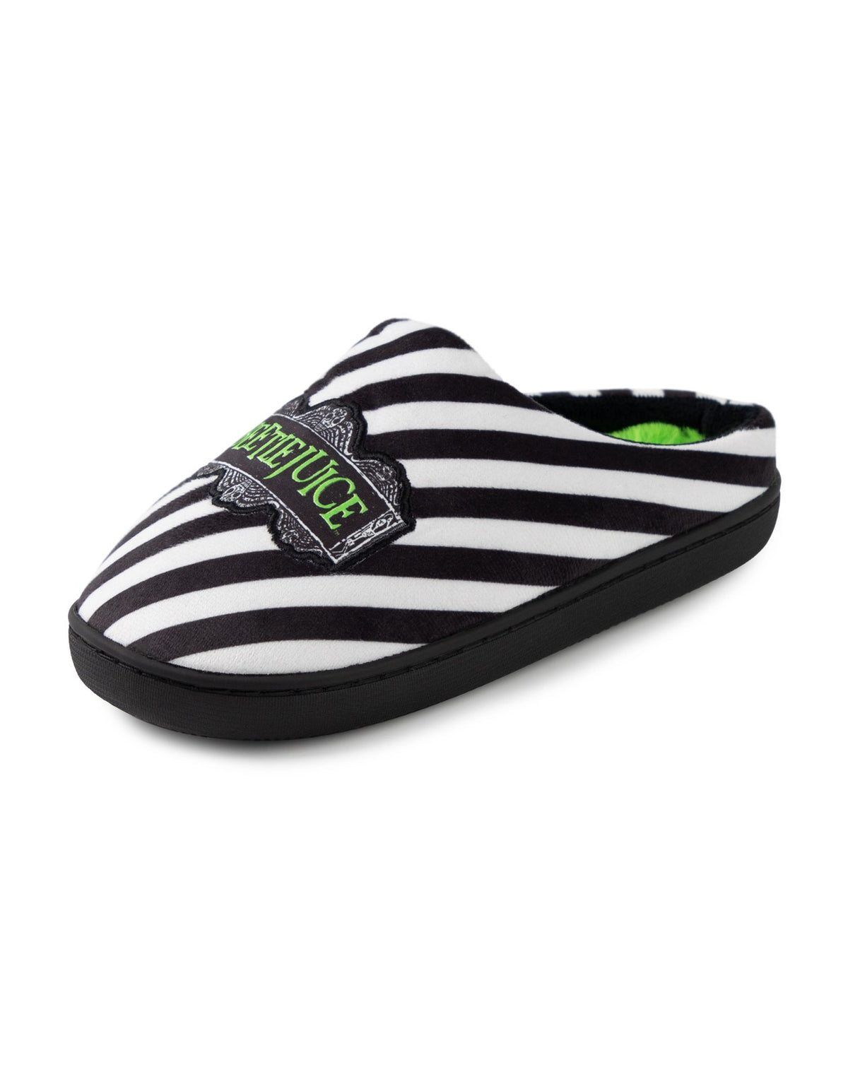 Beetlejuice Mule Slippers | Unisex Black | Official Merch