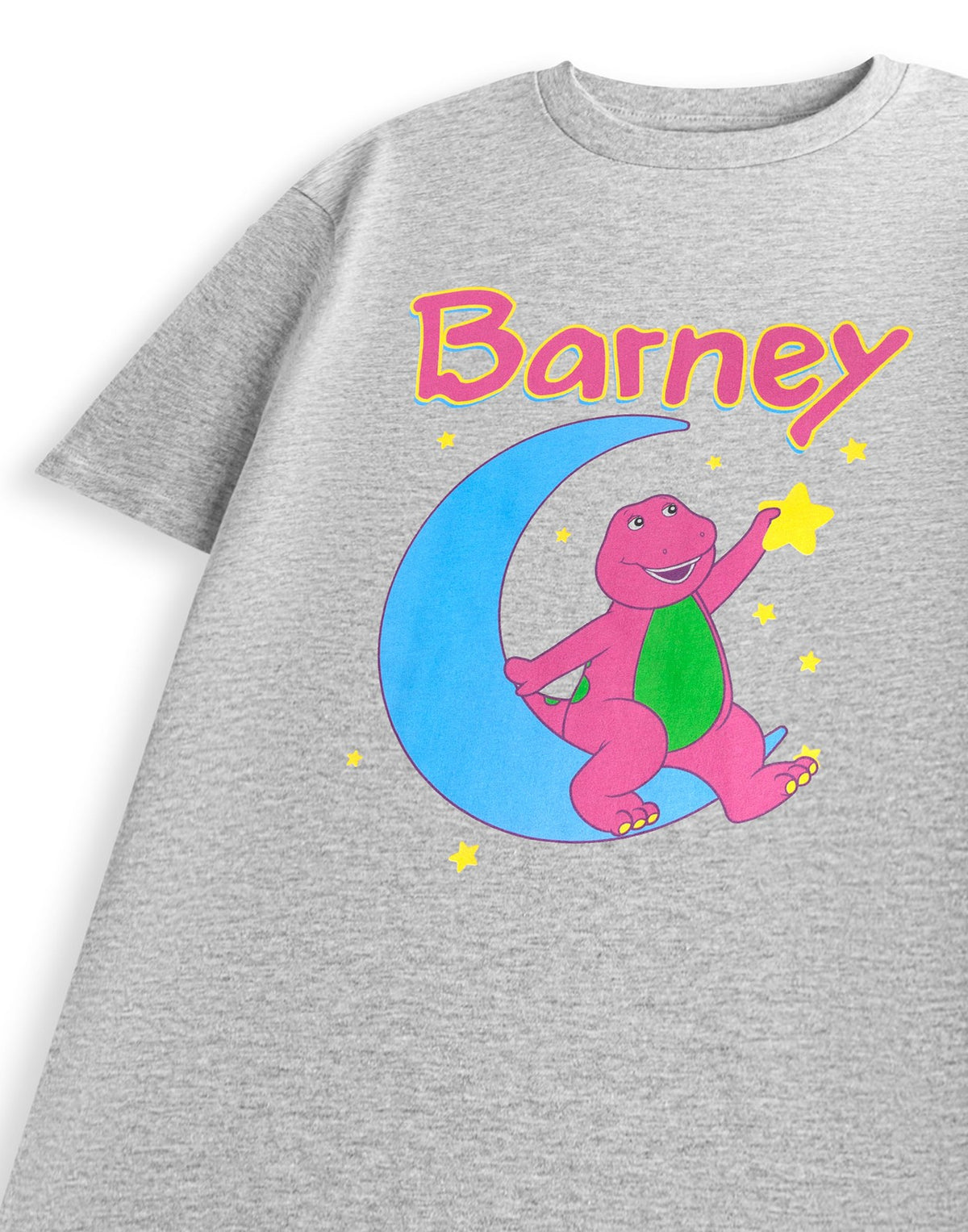 Barney Short Sleeve Nightdress | Womens Grey Marl | Official Merch