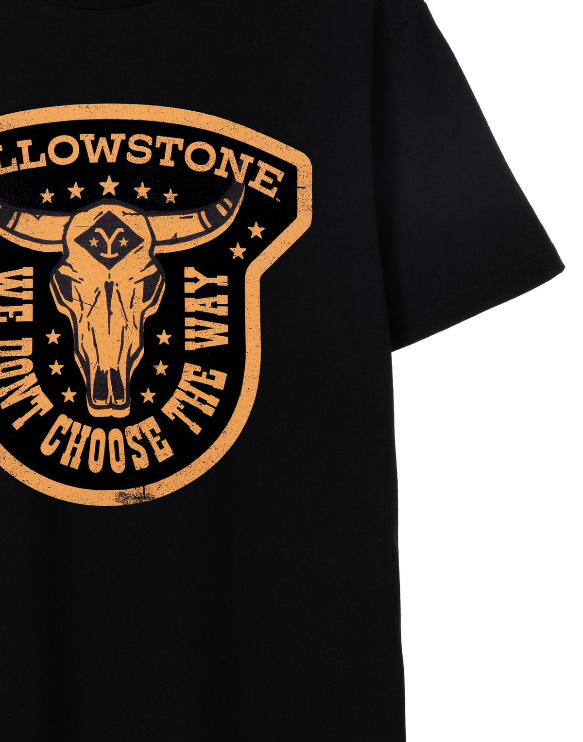 Yellowstone Short Sleeved T-Shirt | Mens Black | Official Merch
