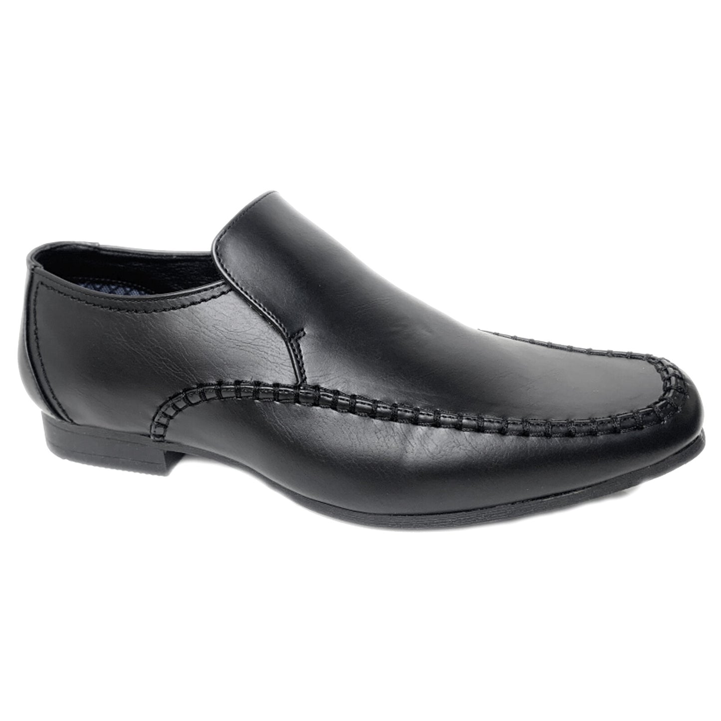 MENS FORMAL SHOES FAUX LEATHER SMART DRESS WEDDING OFFICE WORK CASUAL BOOTS MOCS