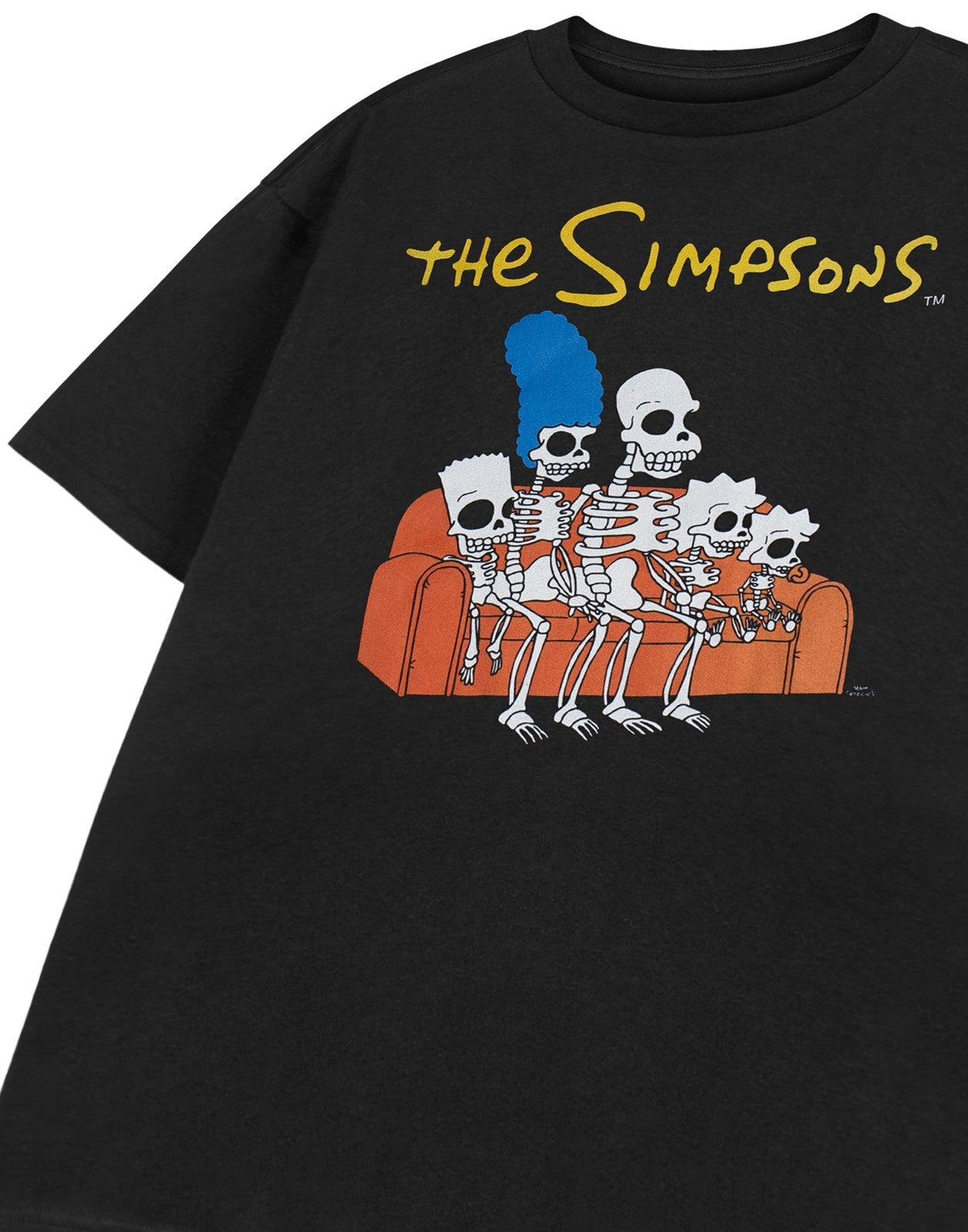 The Simpsons Short Sleeved T-Shirt | Boys Black | Official Merch
