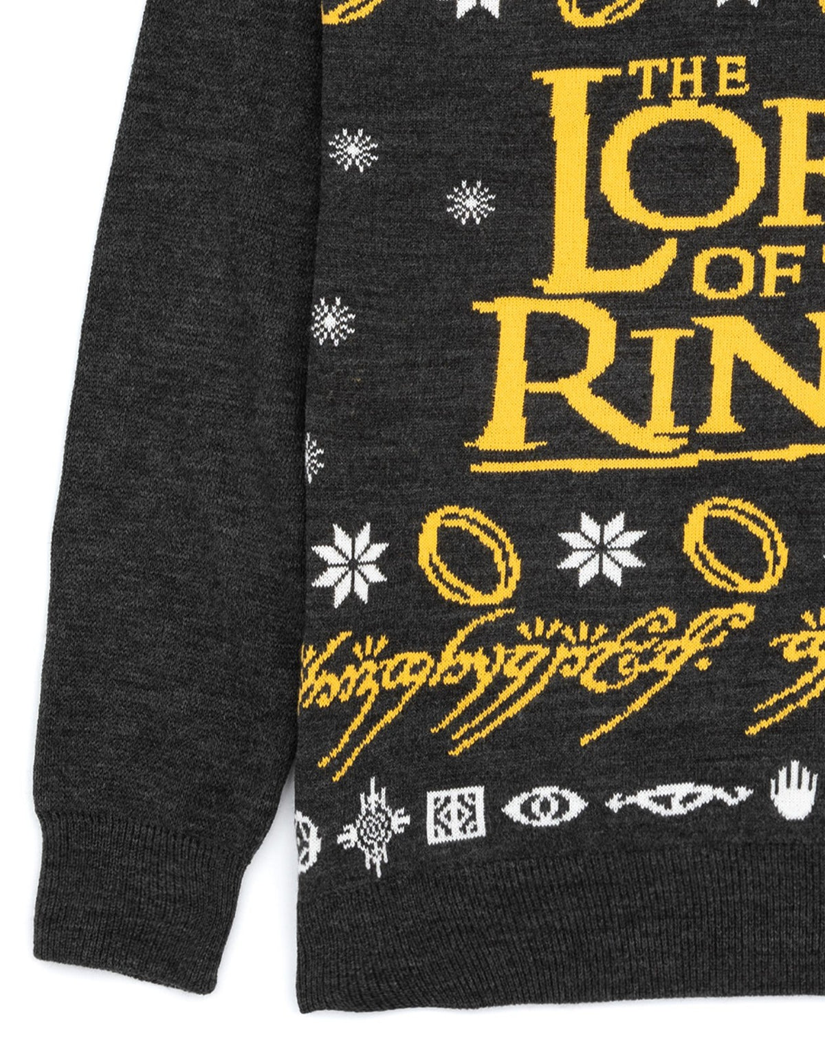 Lord Of The Rings Jumper | Mens Black | Official Merch