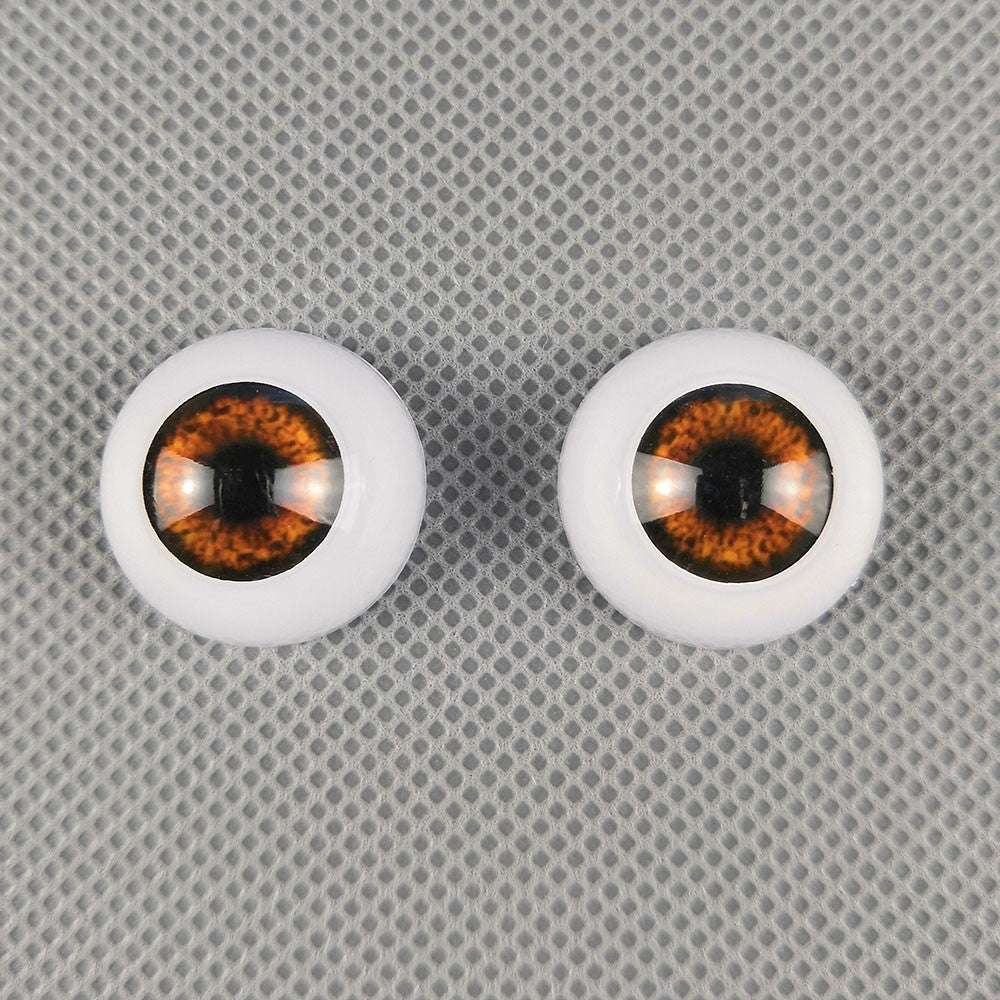 10 Pairs Half Round Acrylic Eyes Eyeballs for Reborn Baby Dolls Kit DIY Repair