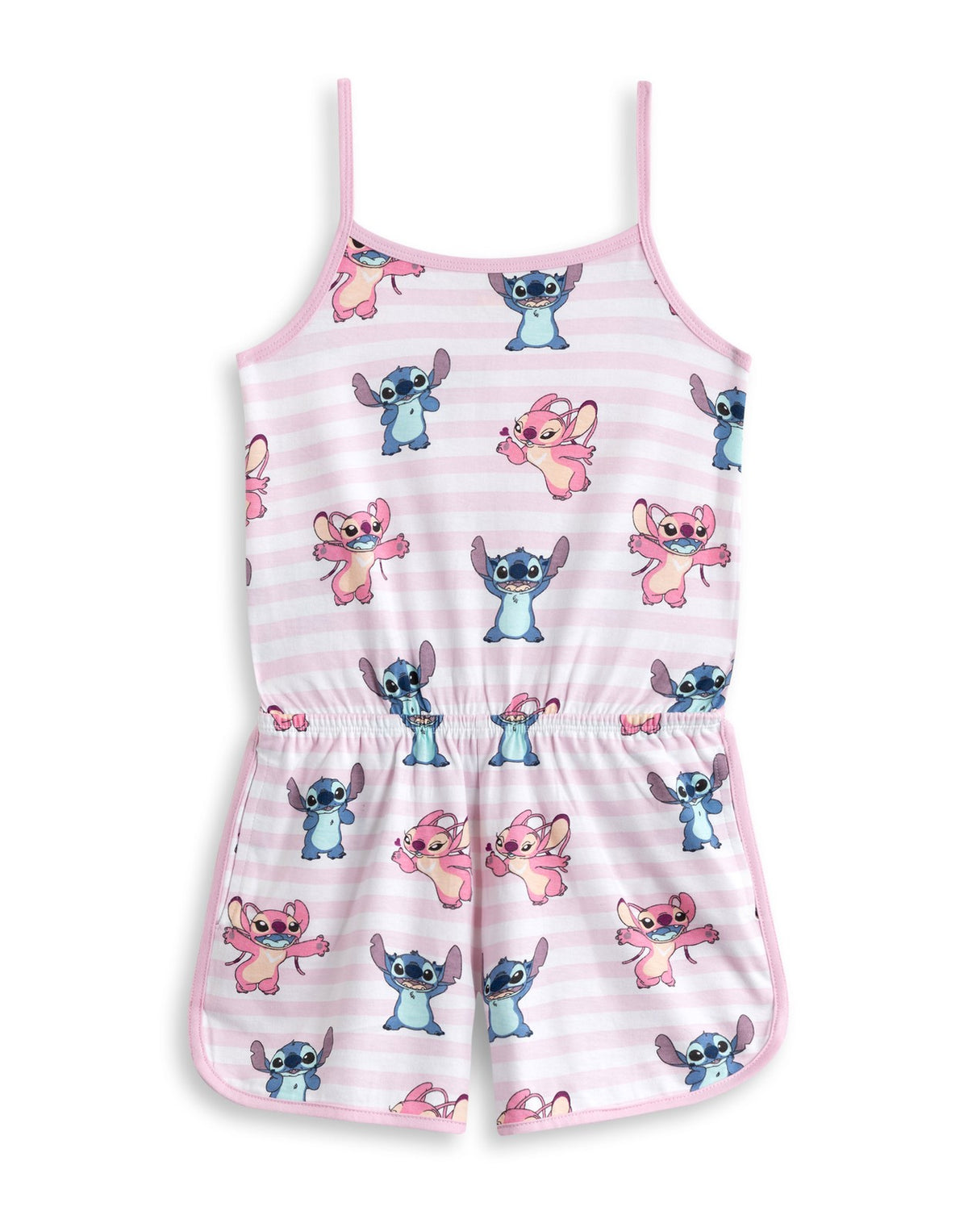Disney Sleeveless Playsuit | Girls Pink | Official Merch