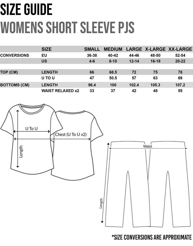 Barbie Short Sleeve Long Leg Pyjama Set | Womens White | Official Merch