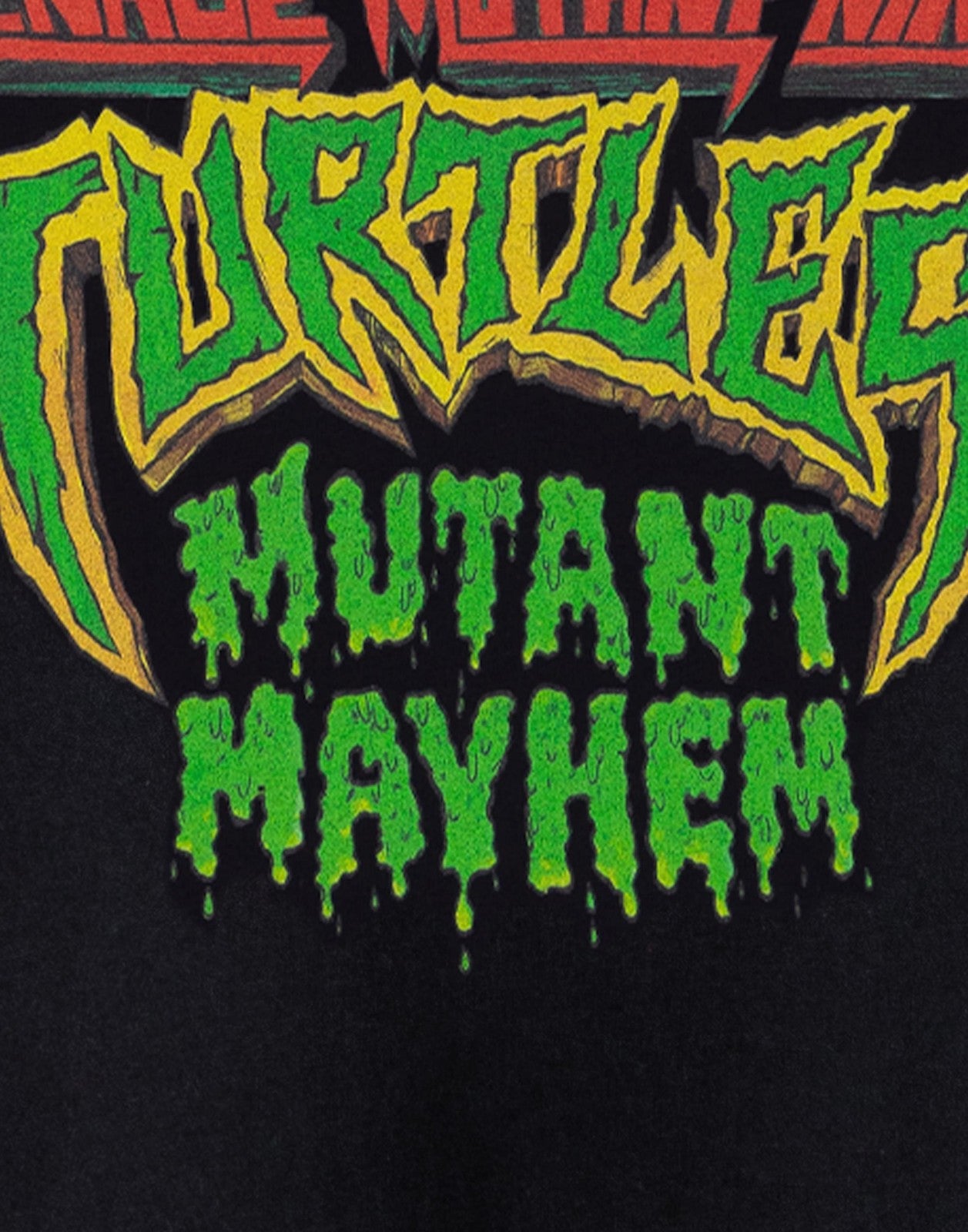 Teenage Mutant Ninja Turtles Short Sleeved T-Shirt | Boys Black | Official Merch