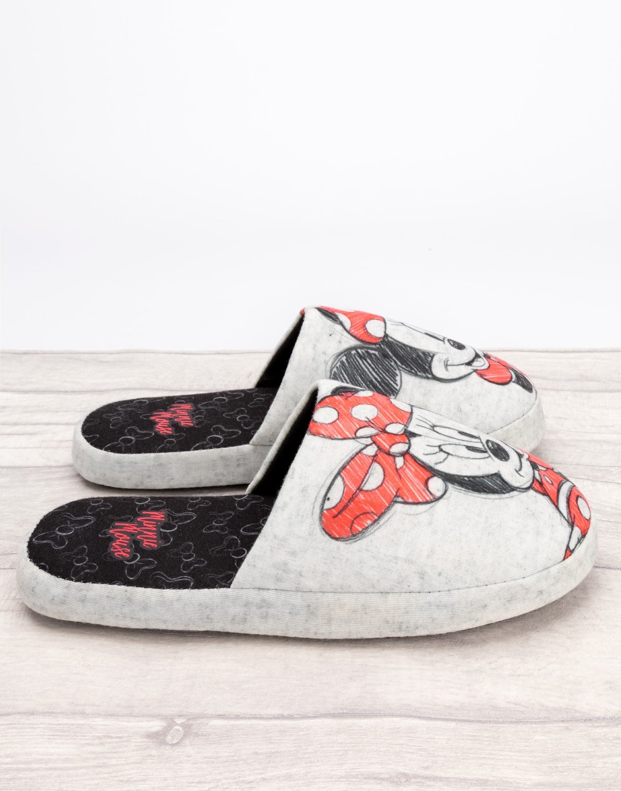 Disney Mule Slippers | Mens Grey | Official Merch