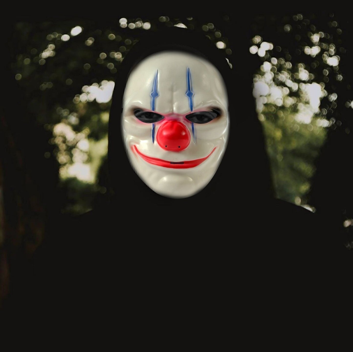 Halloween Mask Clown Costume Adult Outfit Scary Spooky Horror Party Face