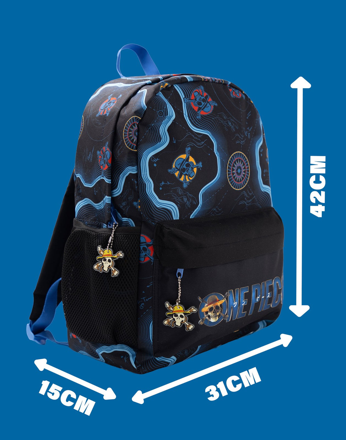 One Piece Backpack | Unisex Kids Black | Official Merch