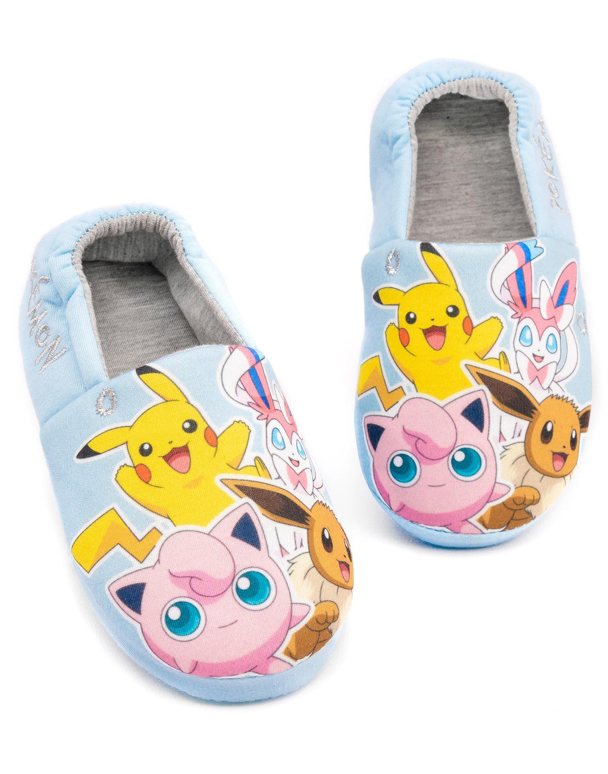 Pokemon Slip On Loafer Slippers | Girls Blue | Official Merch